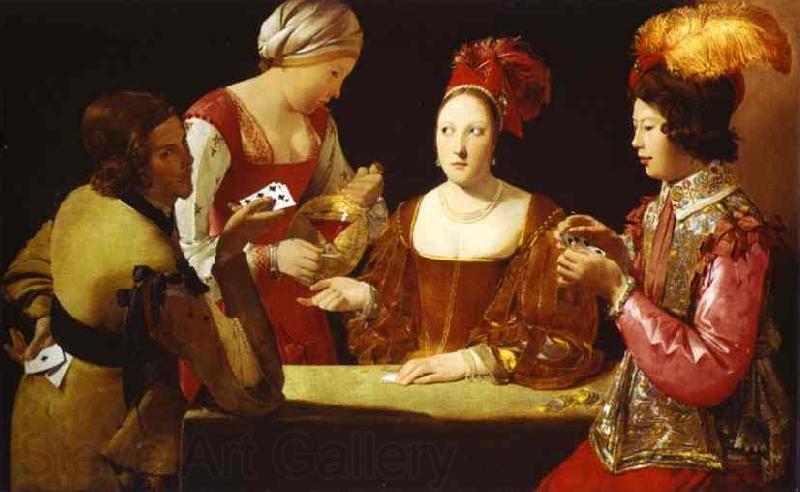 Georges de La Tour The Cheat with the Ace of Clubs Germany oil painting art